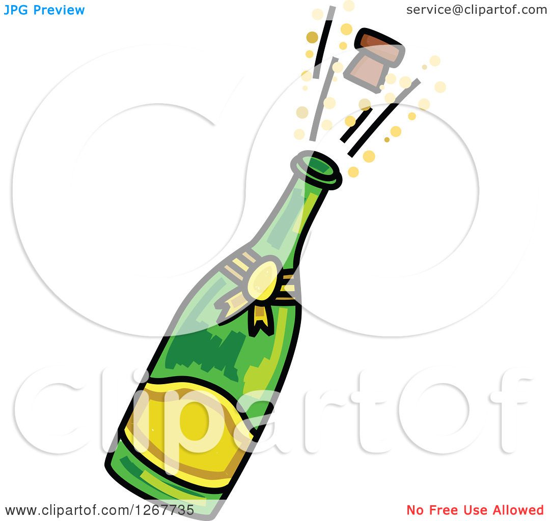 1080x1024 Champagne Bottles Clipart