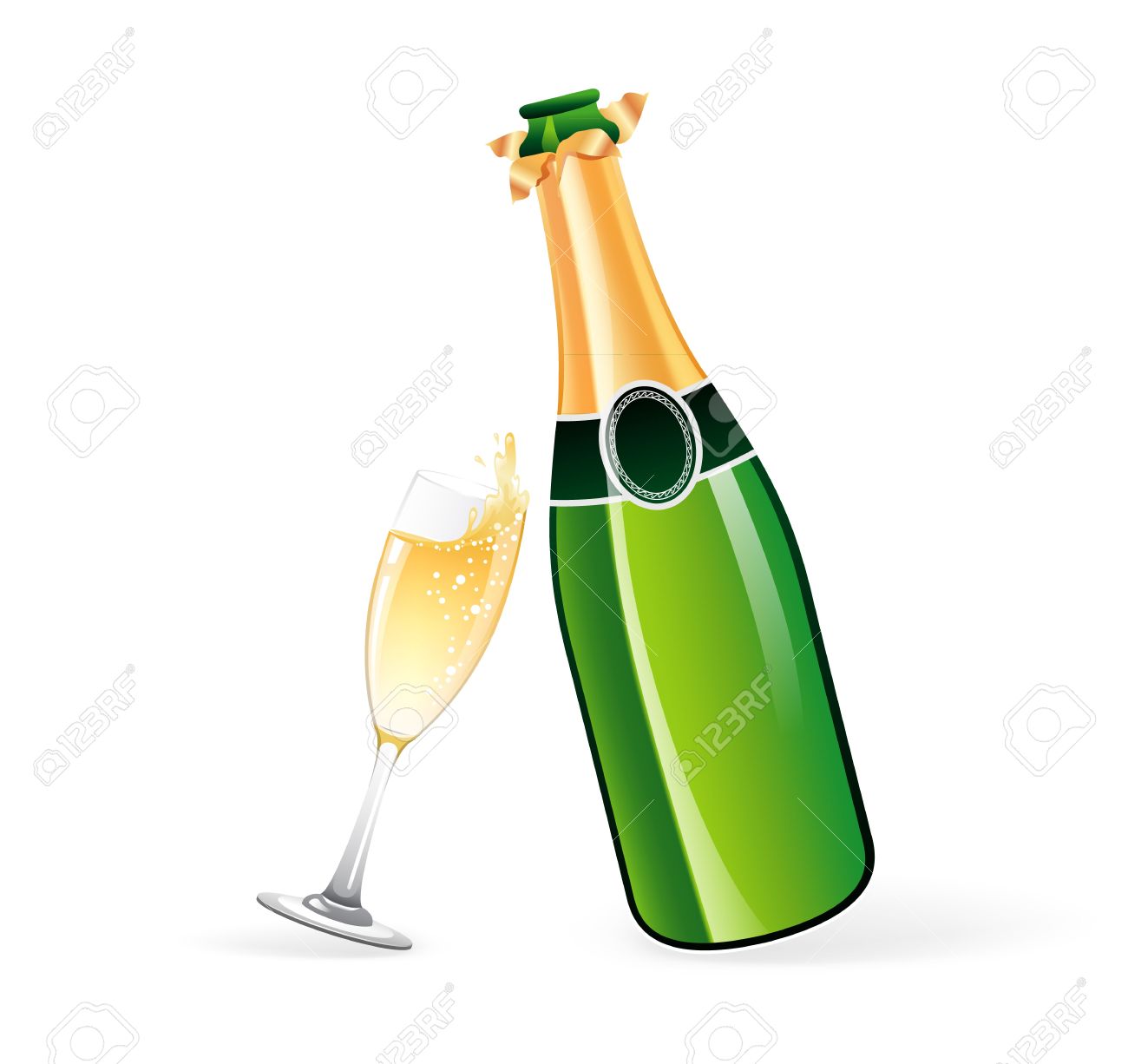1300x1226 Free Champagne Bottle Clipart