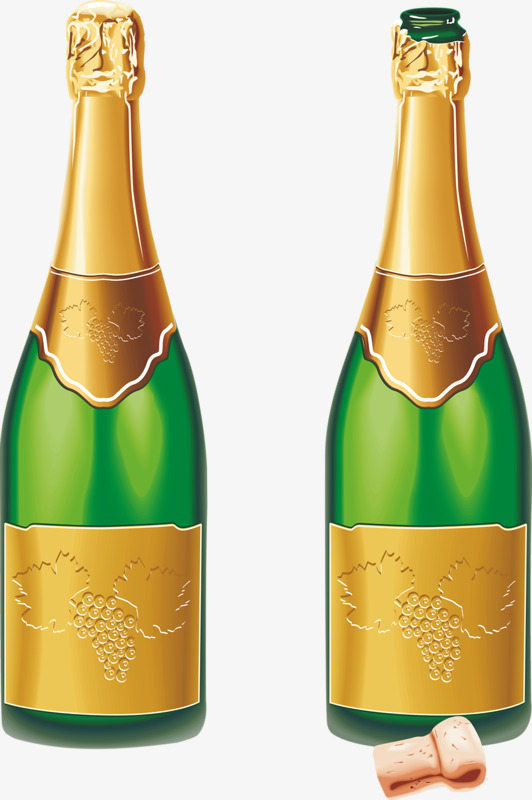 532x800 Two Bottles Of Champagne Png Image For Free Download
