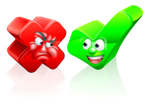 300x210 Green Check Mark Vector Illustration Royalty Free Stock Image