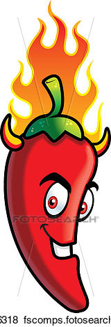 160x470 Clip Art Of Chili Devil K2656318