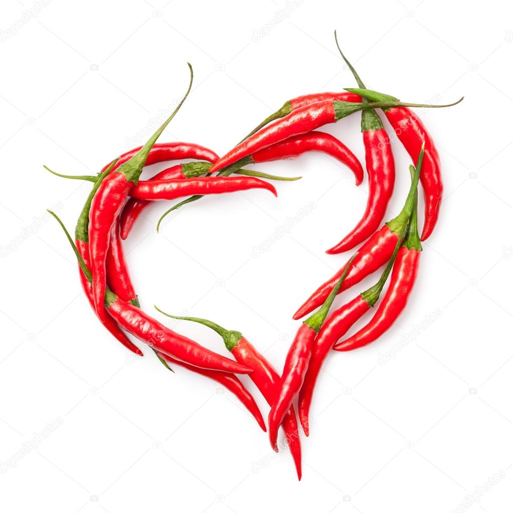 1024x1024 Heart Of Chili Pepper Isolated On White Stock Photo Artjazz