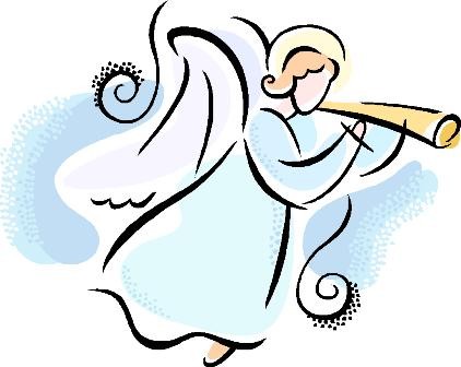 422x336 Christmas Angel Clipart