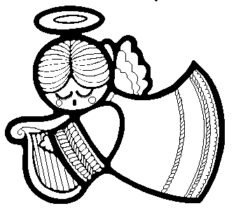 337x314 Religious Christmas Clip Art Black And White