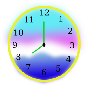 299x297 Clock Clipart Colorful