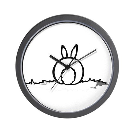 460x460 Wall Clock Clipart Black And White