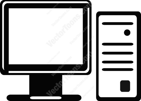 600x429 Screen Clipart Computer Logo