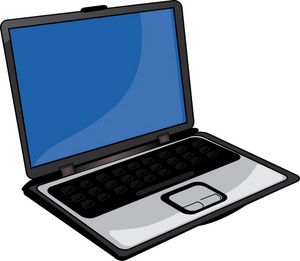 300x261 Clipart Of Laptop Computer