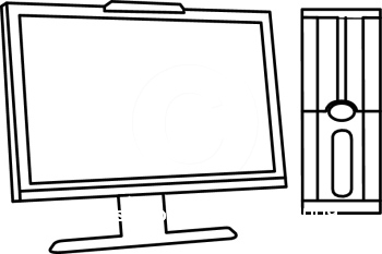 350x233 Computer Monitor Clip Art Clipart Panda