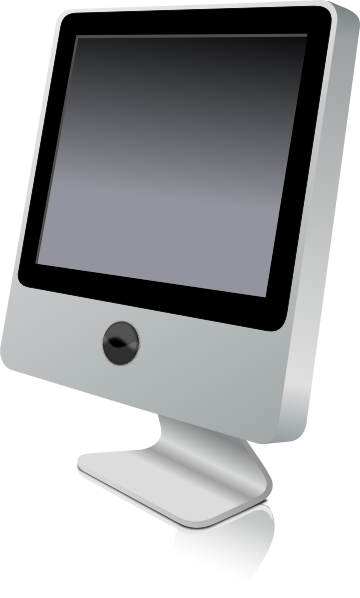 360x598 Computer Monitor Clip Art Free Vector 4vector
