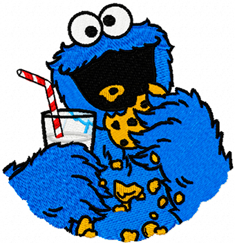 340x351 Cookie Monster Clipart Thug