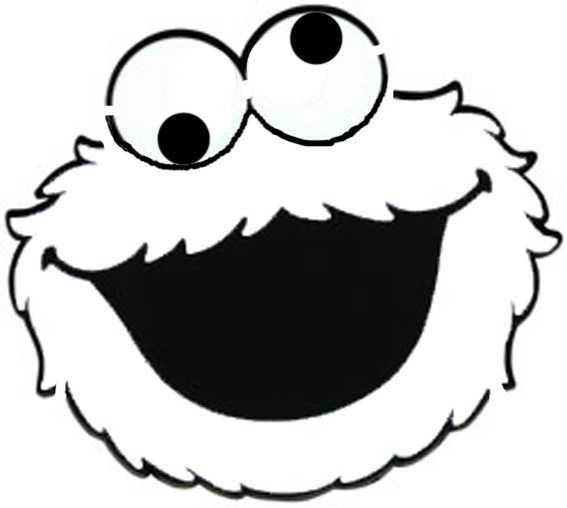 567x508 Cookie Monster Clip Art
