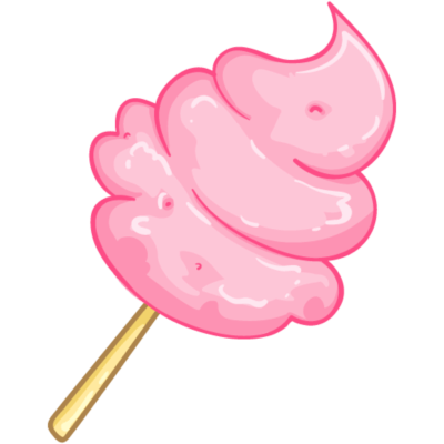 400x400 Cotton Candy Clipart Logo