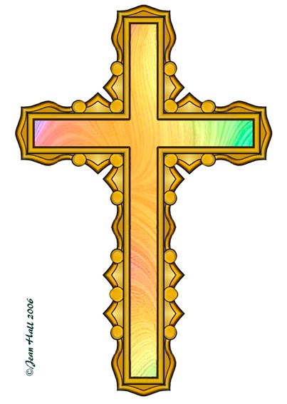 403x567 Colorful Crosses Clipart