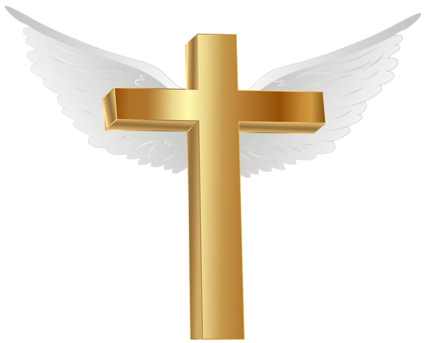 600x482 Golden Crosses Clipart