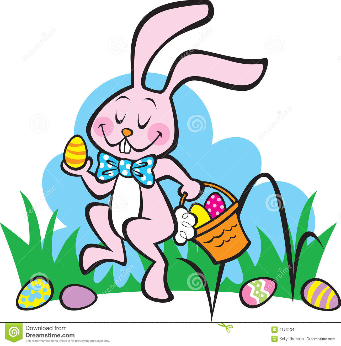 1300x1316 Hopping Easter Bunny Clipart Happy Easter 2017