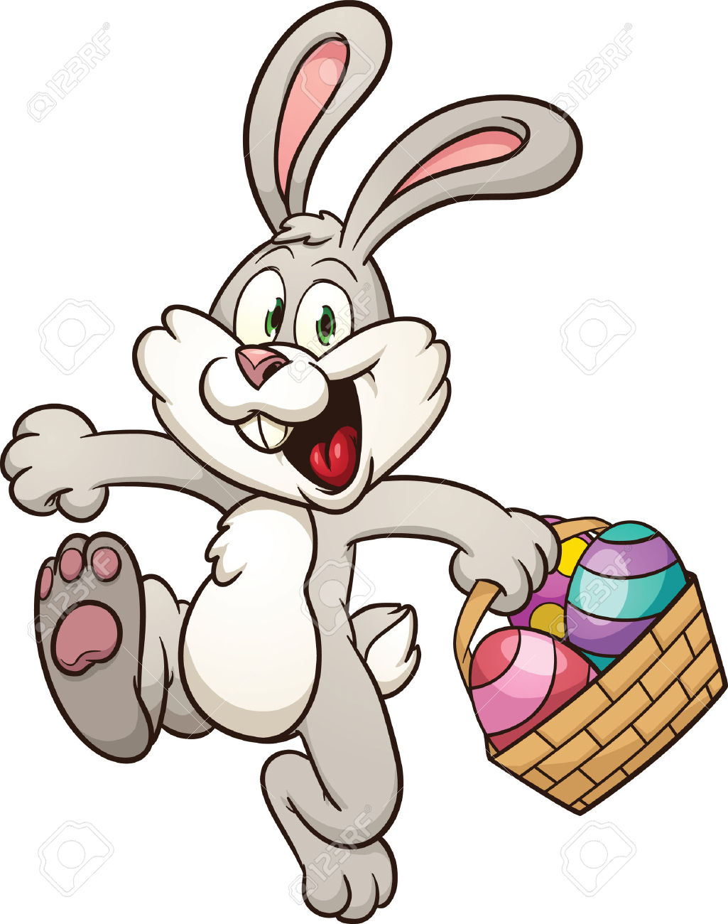 1025x1300 Bunny Clipart Basket