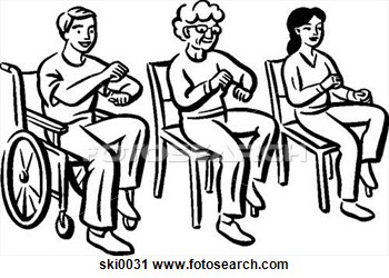 350x250 Clipart Exercise Senior