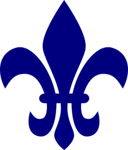 255x298 Royal Blue Fleur De Lis Clip Art