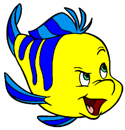 400x418 Flounder Clip Art 2 Disney Clip Art Galore