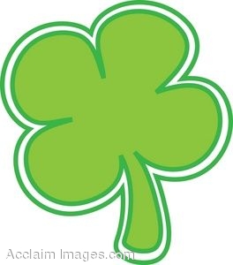 264x300 St. Patrick's Day Clip Art Of A Four Leaf Clover