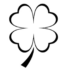 230x230 Top 20 Free Printable Four Leaf Clover Coloring Pages Online