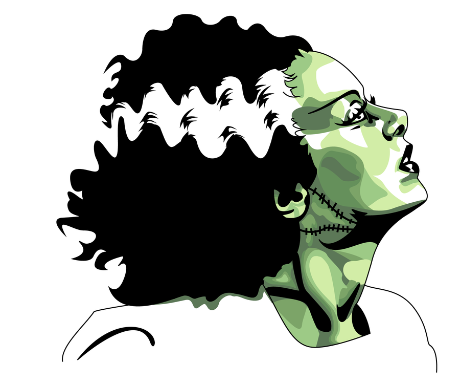 900x750 Bride Of Frankenstein Clipart