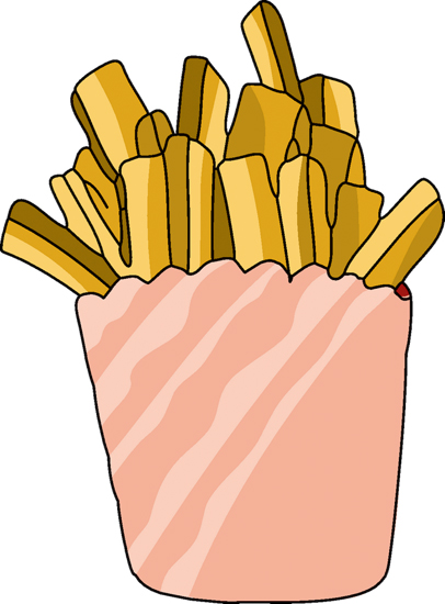 406x550 Cartoon French Fries