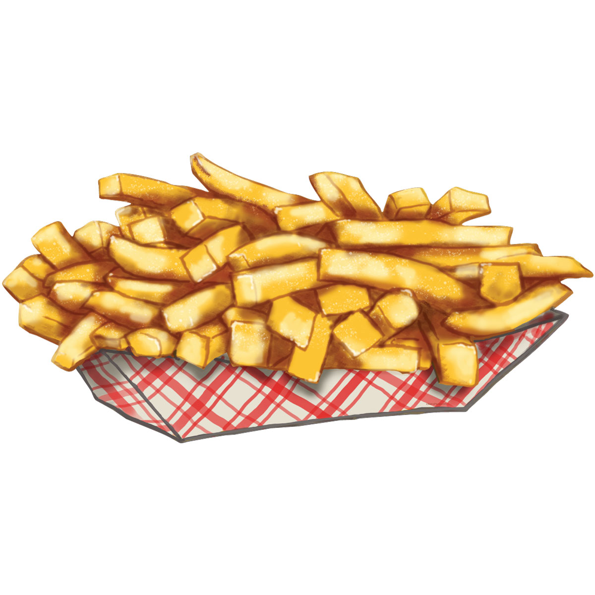 1200x1200 French Fries Clipart Basket