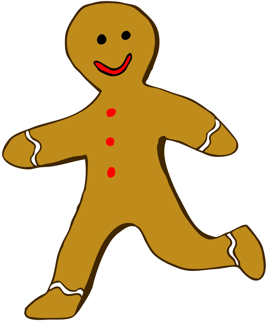 1066x1281 Gingerbread Man Clip Art