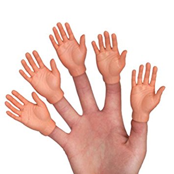 355x355 Set Of Ten Finger Hands Finger Puppets Toys Amp Games