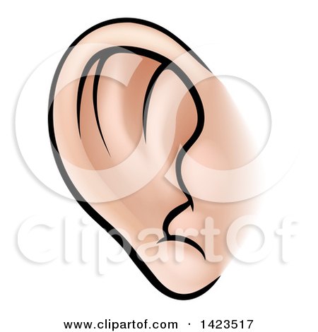 450x470 Hand Clipart Ear