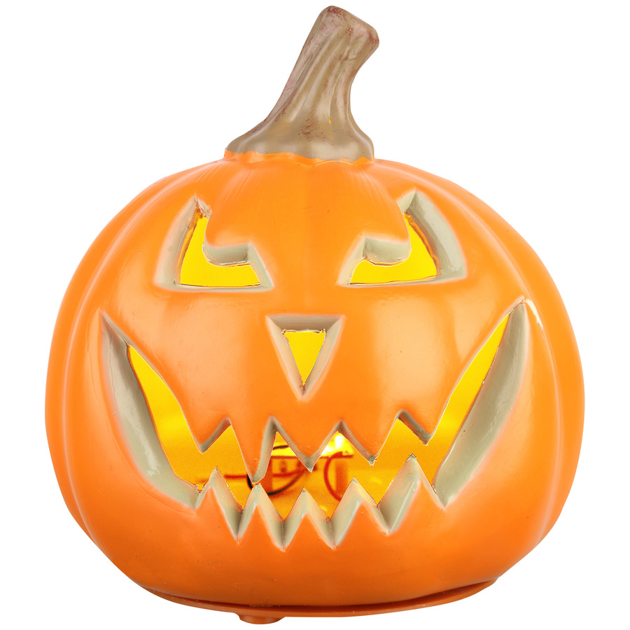 900x900 Shop Holiday Living Pre Lit Jack O Lantern With Constant Red Led
