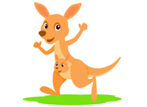 210x153 Free Kangaroo Clipart