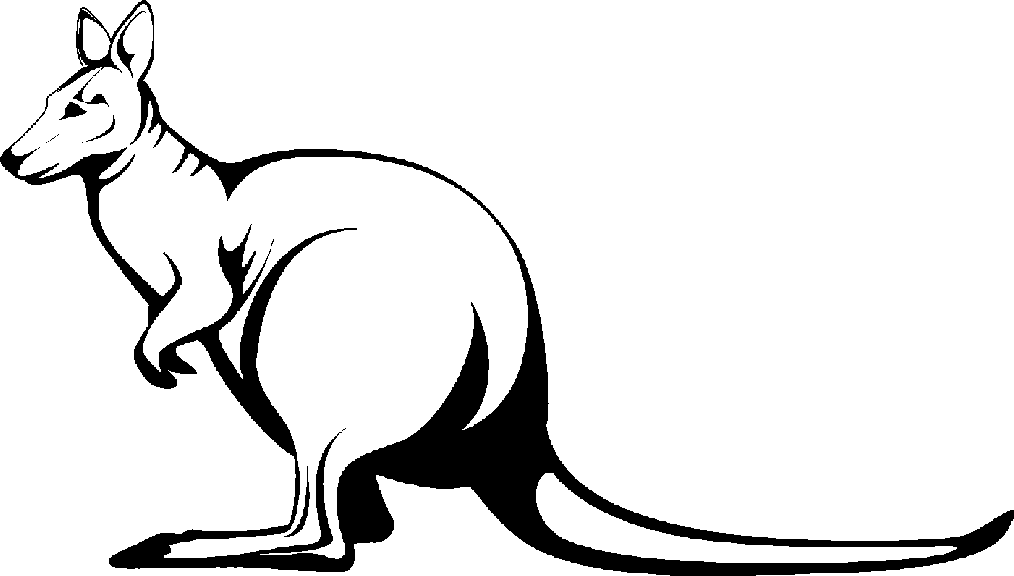 1014x576 Kangaroo Clip Art Image 1