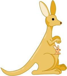 236x264 Joey Kangaroo Clipart