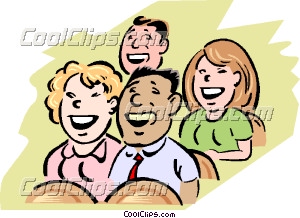 300x218 Audience Laughter Clip Art
