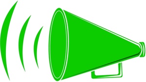300x168 Megaphone Clipart Image