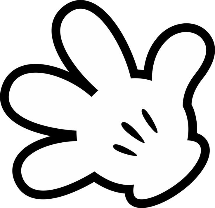 736x713 Mickey Mouse Hand Clipart