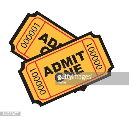 434x398 Two Movie Tickets Premium Clipart