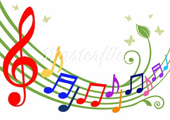 550x389 Colorful Music Notes Symbols Clipart Panda