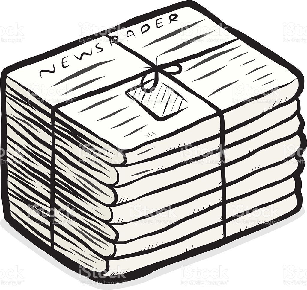 1024x970 Newspaper Stack Clipart