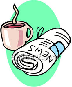 248x300 Newspaper And A Cup Of Coffee