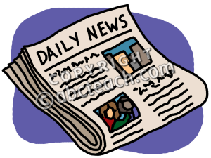 300x225 Clip Art Newspaper Color 2 Clipart Panda