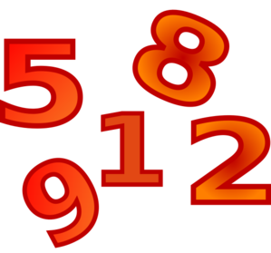 299x279 Numbers Clip Art