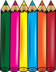 233x300 Colored Pencils Clipart Image