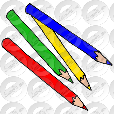 380x380 Colored Pencils Picture For Classroom Therapy Use