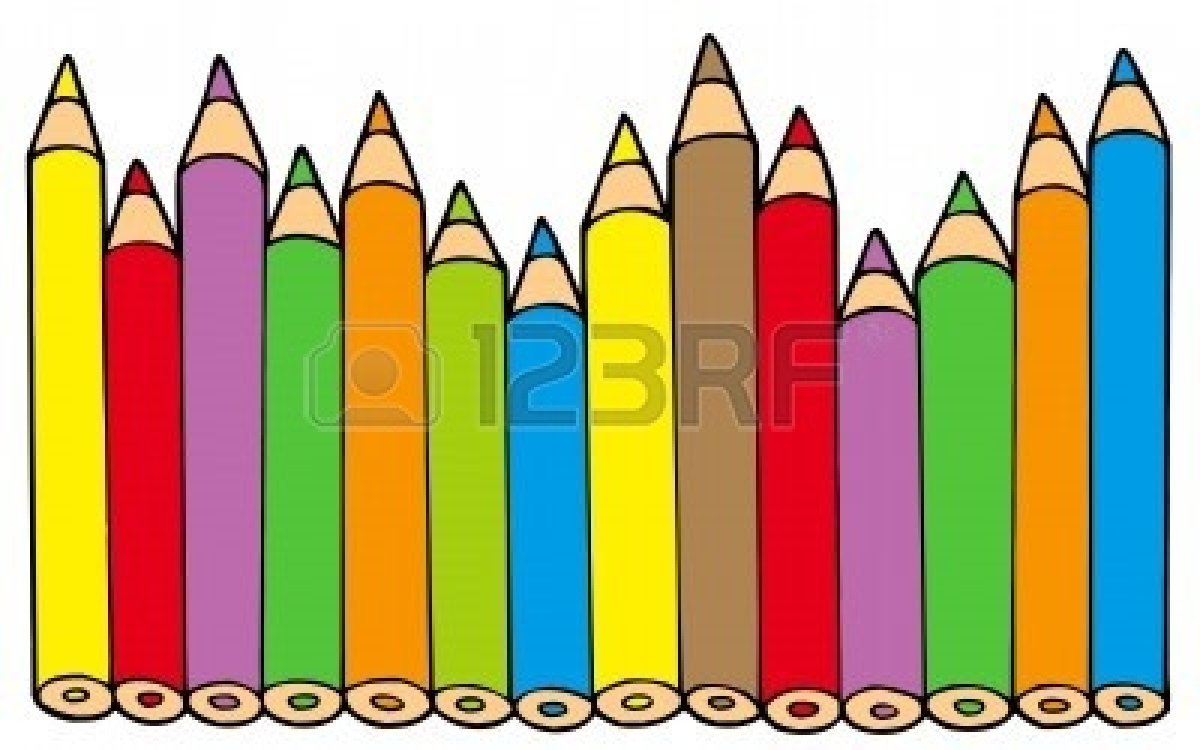 1200x750 Color Clipart Colored Pencil