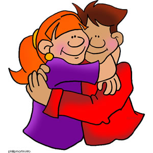 300x300 Clipart Hugging