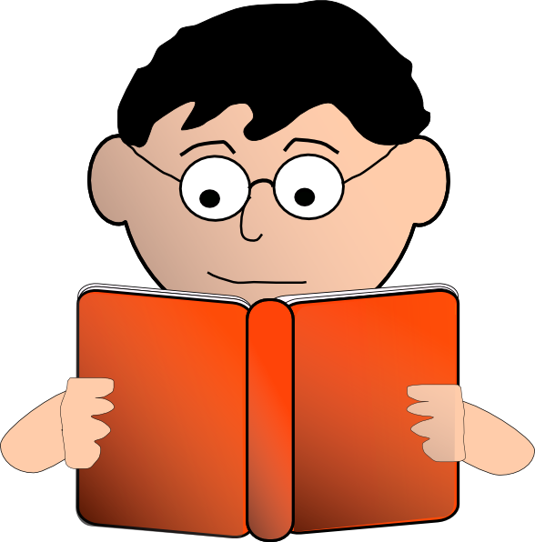 588x596 Clipart Of People Reading